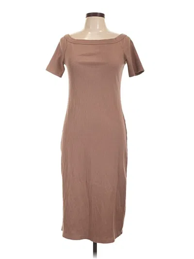 Pre-owned Universal Thread Casual Dress In Brown