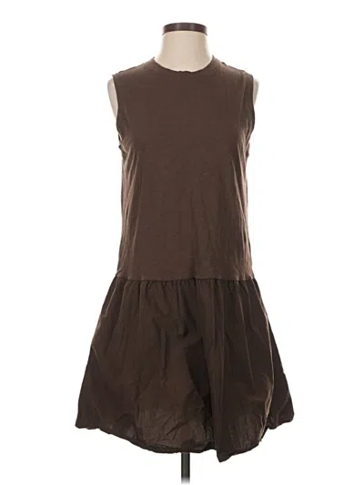 Pre-owned Universal Thread Casual Dress In Brown