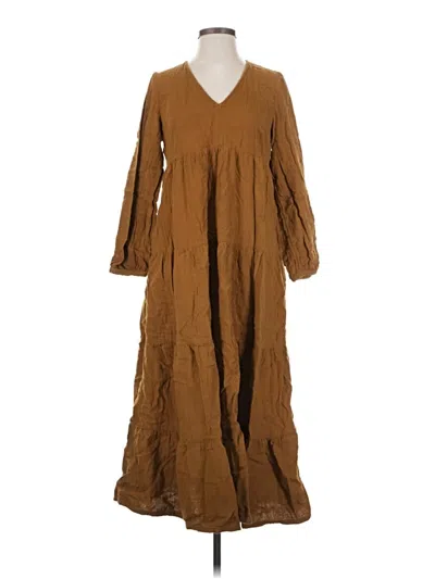 Pre-owned Universal Thread Casual Dress In Brown