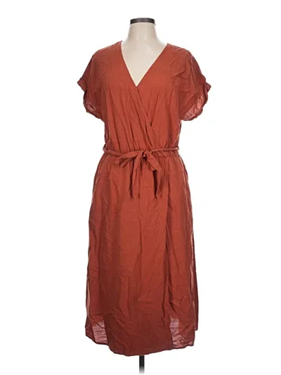 Pre-owned Universal Thread Casual Dress In Brown