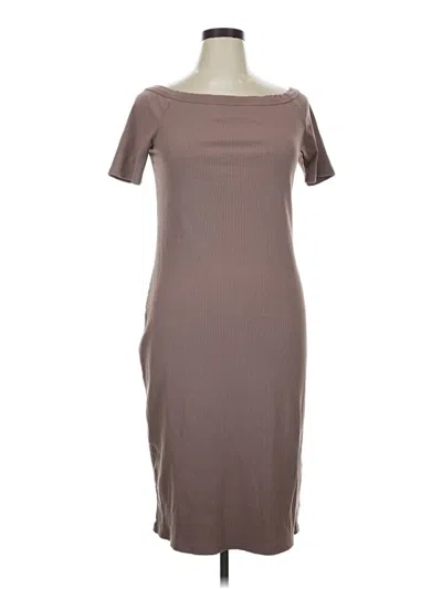Pre-owned Universal Thread Casual Dress In Brown