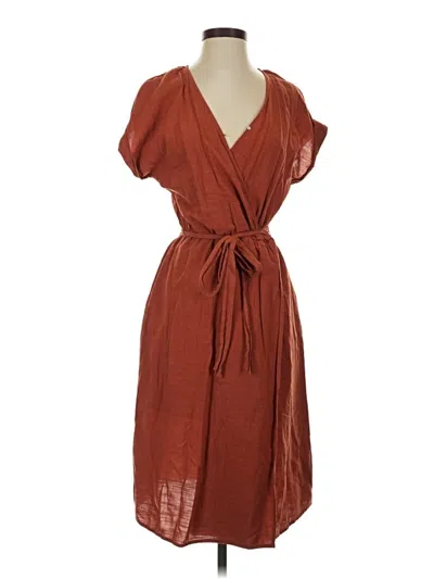 Pre-owned Universal Thread Casual Dress In Brown