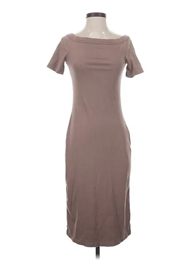 Pre-owned Universal Thread Casual Dress In Brown