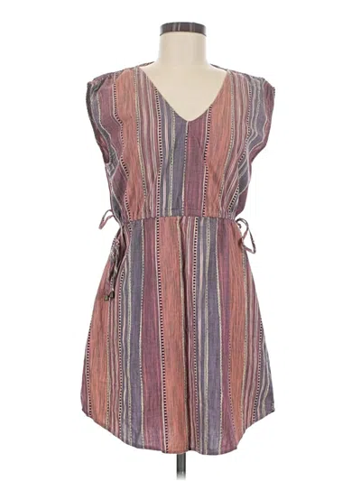 Pre-owned Universal Thread Casual Dress In Brown