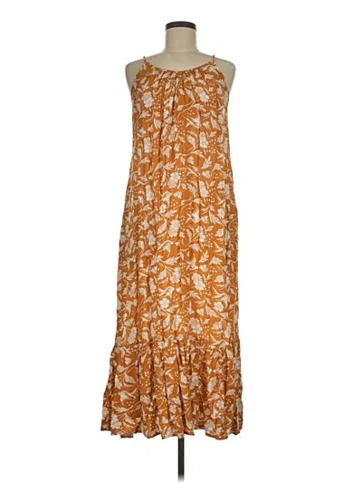 Pre-owned Universal Thread Casual Dress In Brown
