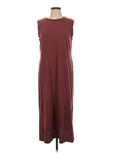 Pre-owned Universal Thread Casual Dress In Burgundy