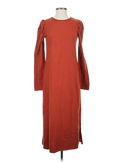 Pre-owned Universal Thread Casual Dress In Burgundy