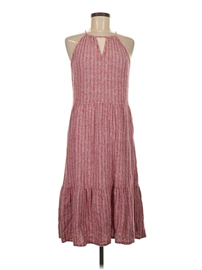Pre-owned Universal Thread Casual Dress In Burgundy