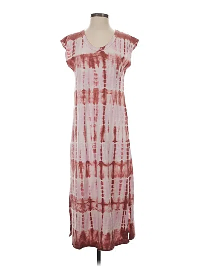Pre-owned Universal Thread Casual Dress In Burgundy