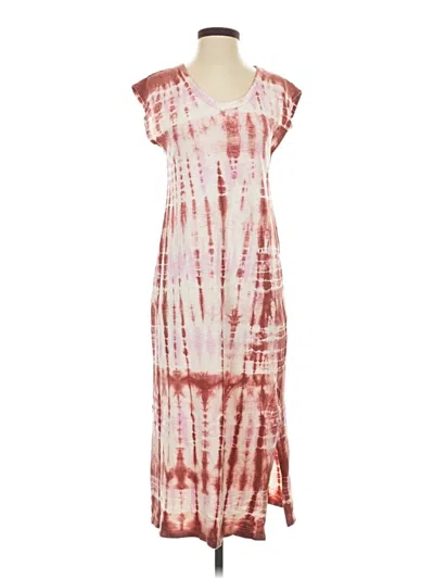 Pre-owned Universal Thread Casual Dress In Burgundy