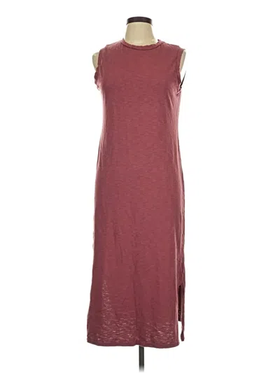 Pre-owned Universal Thread Casual Dress In Burgundy