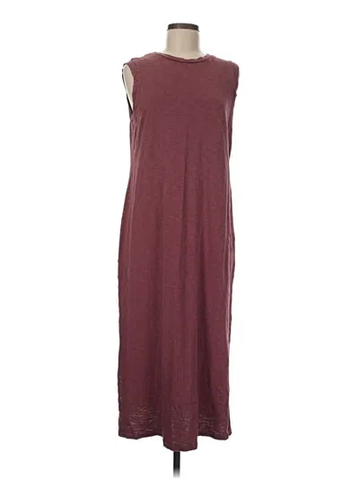 Pre-owned Universal Thread Casual Dress In Burgundy