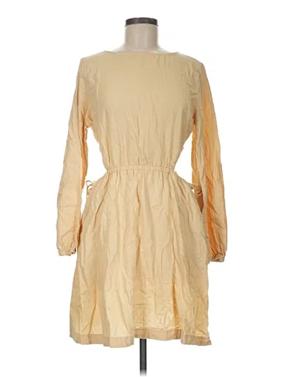 Pre-owned Universal Thread Casual Dress In Gold