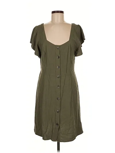Pre-owned Universal Thread Casual Dress In Green
