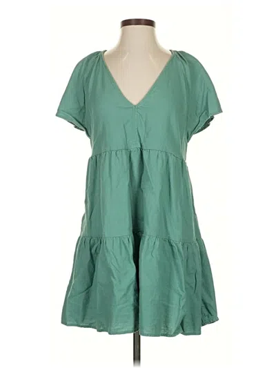 Pre-owned Universal Thread Casual Dress In Green