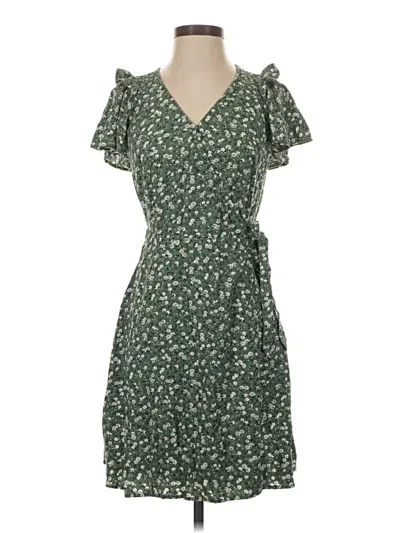 Pre-owned Universal Thread Casual Dress In Green