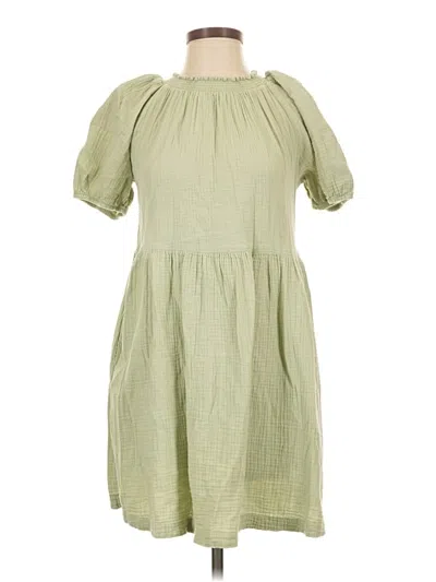 Pre-owned Universal Thread Casual Dress In Green