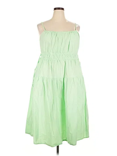 Pre-owned Universal Thread Casual Dress In Green