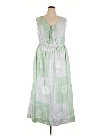 Pre-owned Universal Thread Casual Dress In Green