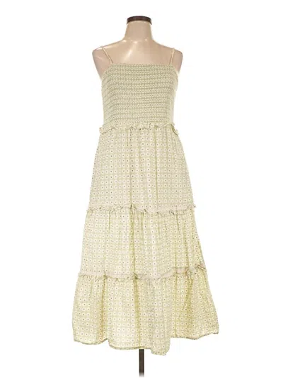 Pre-owned Universal Thread Casual Dress In Ivory