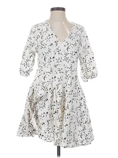 Pre-owned Universal Thread Casual Dress In Ivory