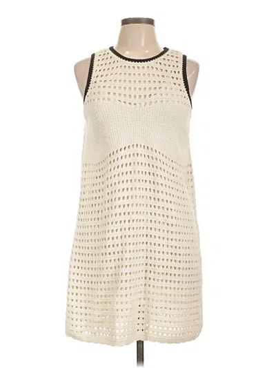 Pre-owned Universal Thread Casual Dress In Ivory