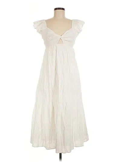 Pre-owned Universal Thread Casual Dress In Ivory