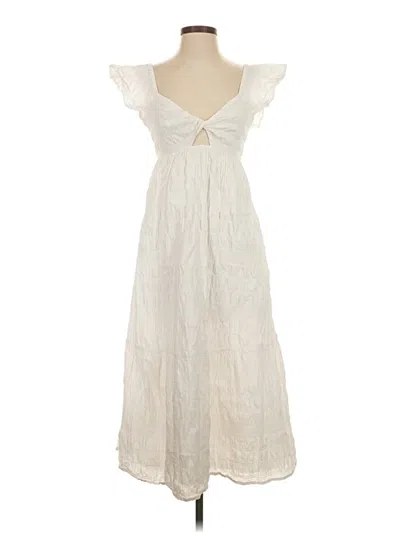 Pre-owned Universal Thread Casual Dress In Ivory