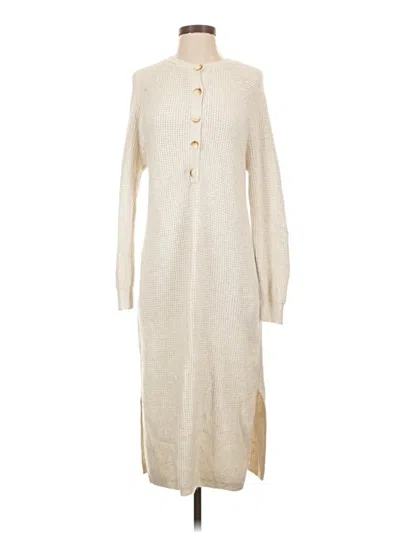 Pre-owned Universal Thread Casual Dress In Ivory