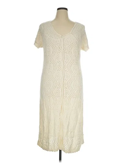 Pre-owned Universal Thread Casual Dress In Ivory