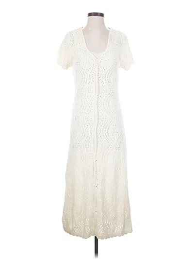 Pre-owned Universal Thread Casual Dress In Ivory
