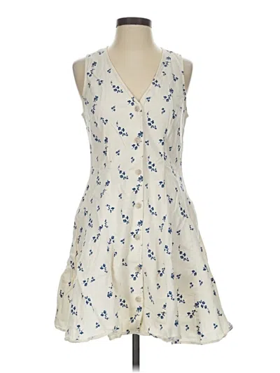 Pre-owned Universal Thread Casual Dress In Ivory