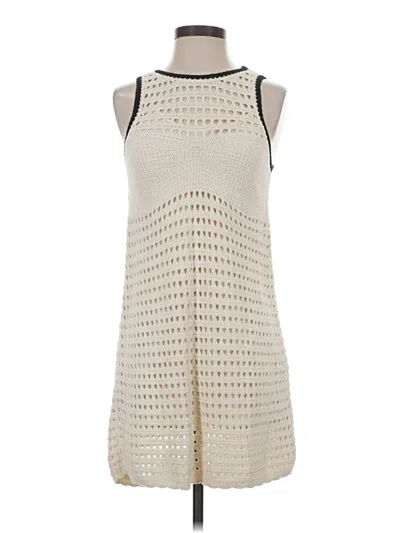 Pre-owned Universal Thread Casual Dress In Ivory