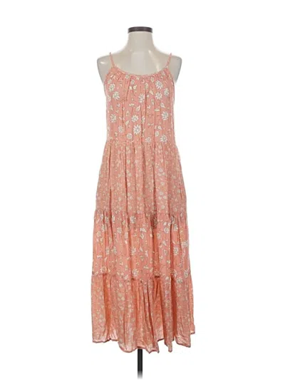 Pre-owned Universal Thread Casual Dress In Orange
