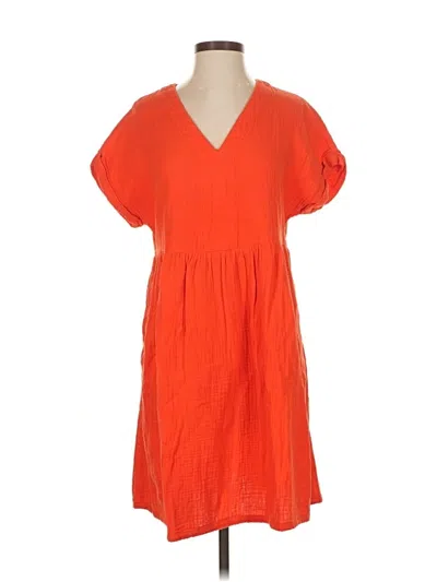 Pre-owned Universal Thread Casual Dress In Orange
