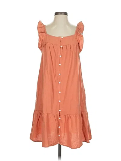 Pre-owned Universal Thread Casual Dress In Orange