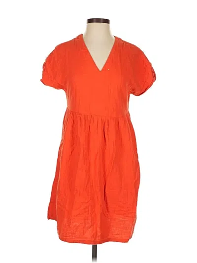 Pre-owned Universal Thread Casual Dress In Orange