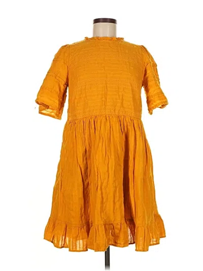 Pre-owned Universal Thread Casual Dress In Orange