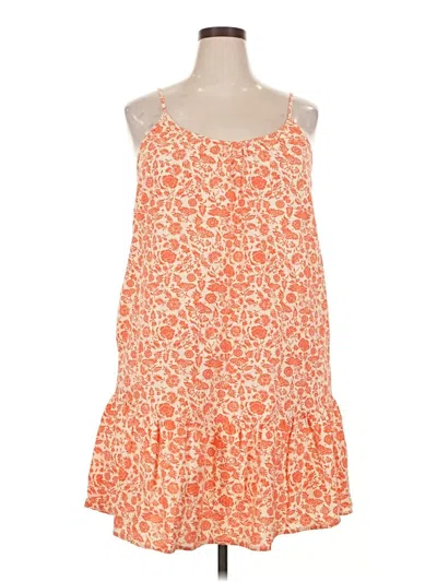 Universal Thread Casual Dress In Orange