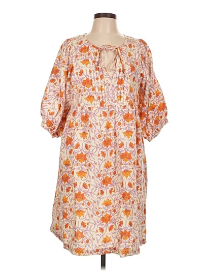 Pre-owned Universal Thread Casual Dress In Orange