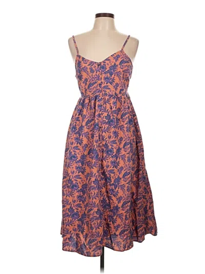 Pre-owned Universal Thread Casual Dress In Orange