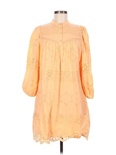 Pre-owned Universal Thread Casual Dress In Orange