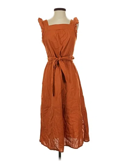 Pre-owned Universal Thread Casual Dress In Orange