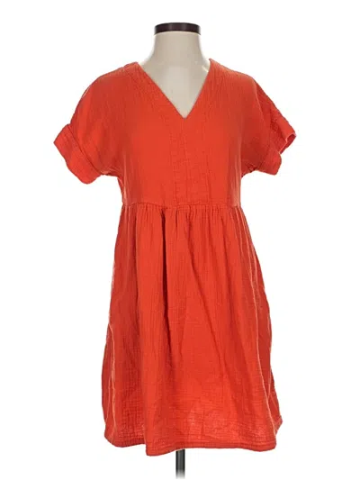 Pre-owned Universal Thread Casual Dress In Orange