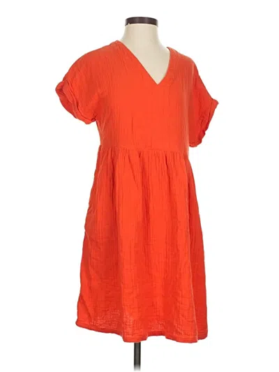 Pre-owned Universal Thread Casual Dress In Orange