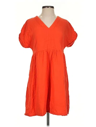 Pre-owned Universal Thread Casual Dress In Orange