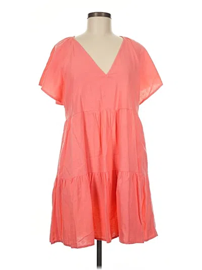 Pre-owned Universal Thread Casual Dress In Orange
