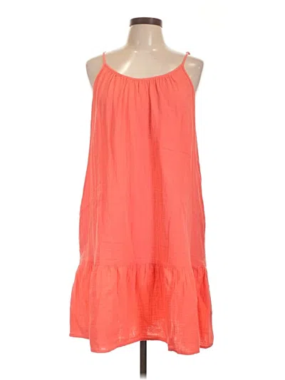 Pre-owned Universal Thread Casual Dress In Orange