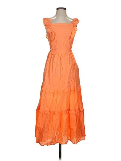 Pre-owned Universal Thread Casual Dress In Orange