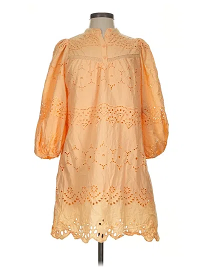 Pre-owned Universal Thread Casual Dress In Orange